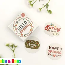 Новинка 45 шт./упак. милый весенний Стиль Мини стиль бумажный дневник стикер Скрапбукинг Украшение этикетка