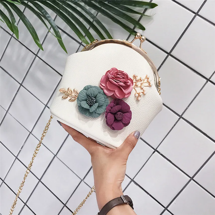 OCARDIAN bolsos mujer Женская модная сумка на плечо Стерео цветы сумка маленькая сумка женская сумочка Повседневная#30 распродажа подарок