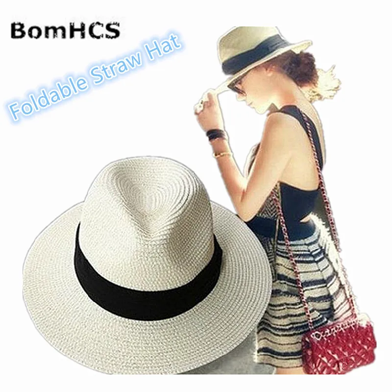 fold up straw hats