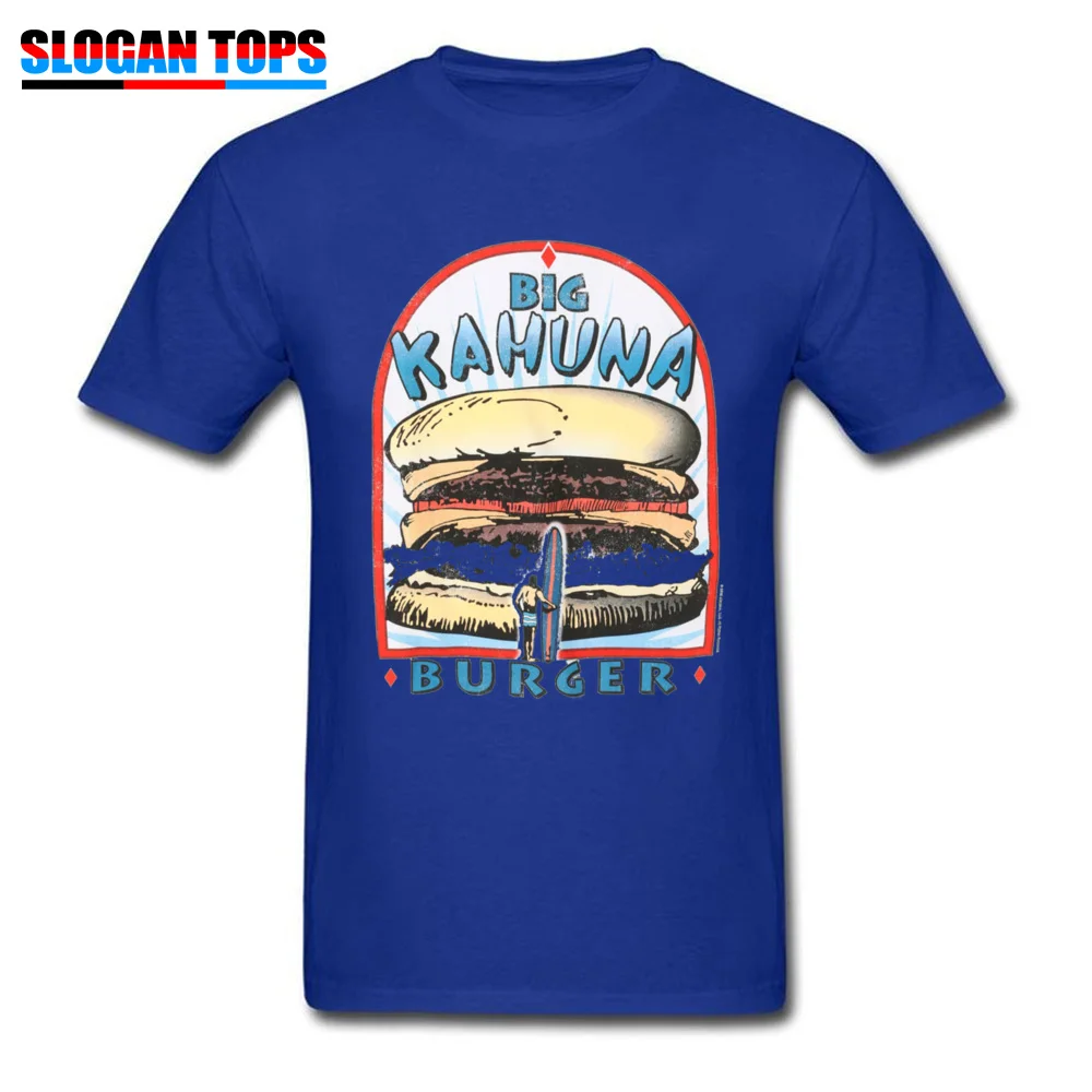 Big Kahuna Burger -5773 Tops Tees Special Round Neck Unique Short Sleeve Pure Cotton Men Tshirts Print T Shirt Big Kahuna Burger -5773 blue