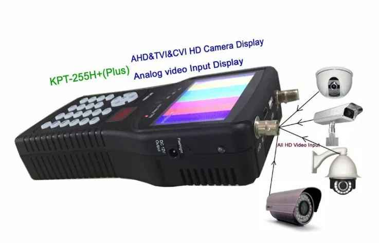 Подлинный! KPT-255H+ Супер цифровой ТВ приемник кодировщик модулятор Full HD DVB-S2 Sat Finder Смотреть бесплатные спутниковые каналы