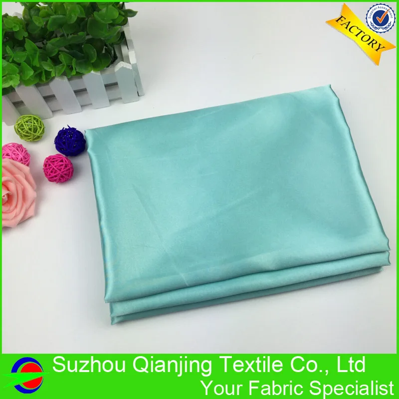 

Anti-static Soft Duchess Silk Satin Fabric 100% Polyester Solid Dyed for Dress
