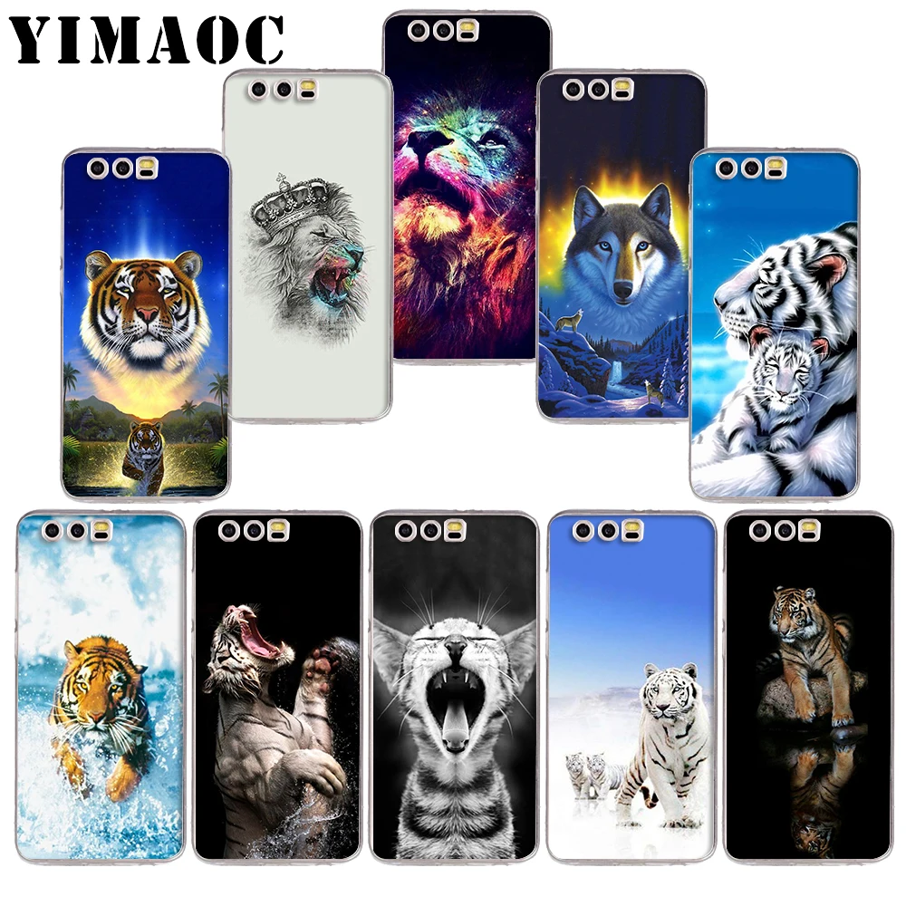 

YIMAOC 36z Angry Screaming Tiger Soft TPU Case for Huawei Honor 10 9 lite 7A Pro 7C 7X 8X Nove 3 3i