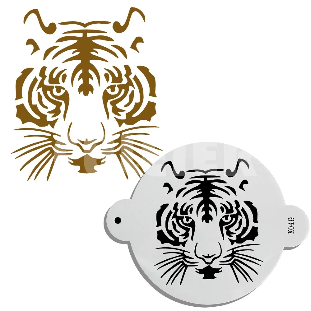 Pochoir A Gateau En Forme De Tigre Pour Animaux De Compagnie Ustensile De Cuisine Pour Decoration De Gateaux Modele De Crepes Moule Conception De Motifs Outils De Cuisson Pour Gateaux 1 Pieces