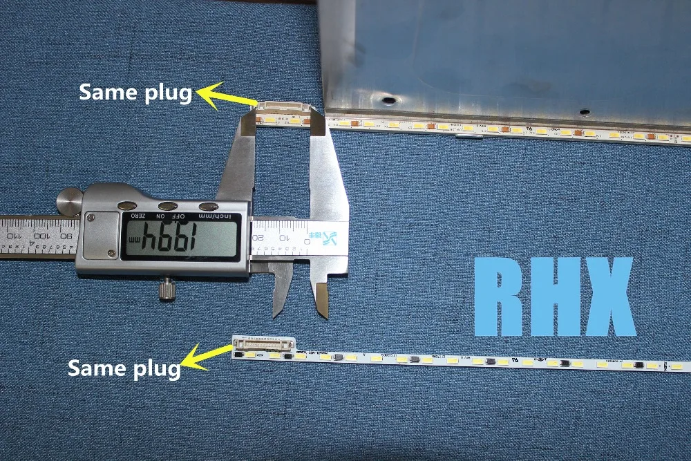 

FOR repair skyworth LCD TV LED backlight 50E510E Article lamp V500H1-ME1-TLEM9 screen V500HJ1-ME1 1piece=68LED 623MM
