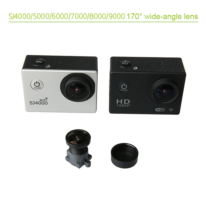 Горячая 170 градусов широкоугольный объектив для экшн-камеры SJCAM SJ4000 sj5000 SJ6000 sj7000 SJ8000 SJ9000
