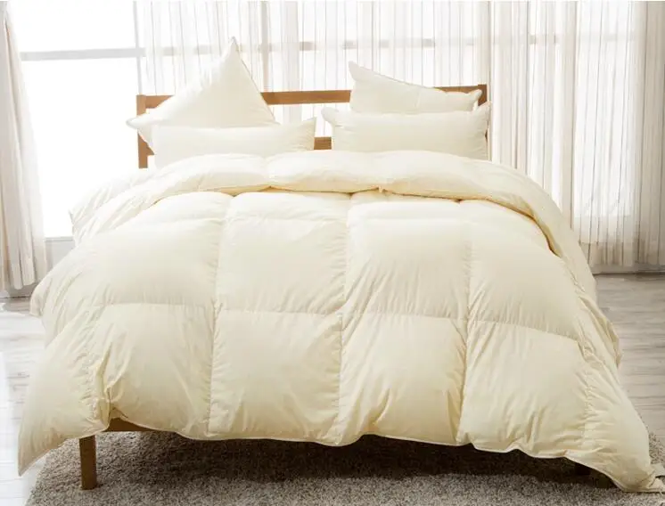 Rose Feather Real 100 White Duck Down Comforter Winter Duvet Warm