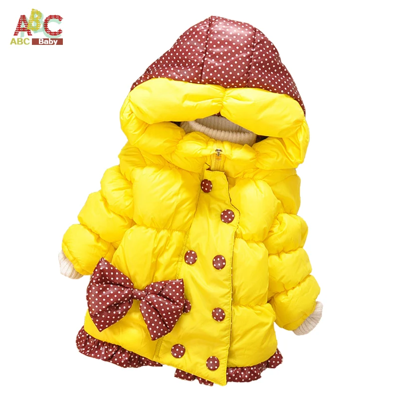 

Baby Girls Winter Coats New Children Coat Cotton Full Sleeve Coat Girl's Warm Baby Jacket Winter Outerwear Thick Girl Clothing