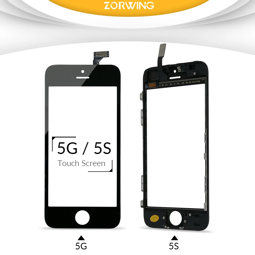 Сенсорная панель ZORWING для iPhone 5 дигитайзер сенсорного экрана стекло датчик
