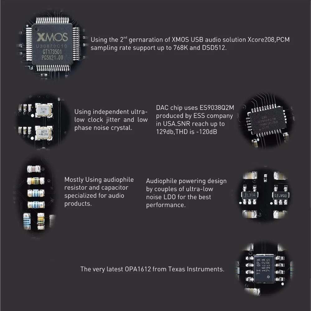 SMSL M8A встроенный DSD512 HIFI декодер поддержка DOP DAC ES9038 PCM768kHz Micro USB усилитель оптический коаксиальный вход RCA выход