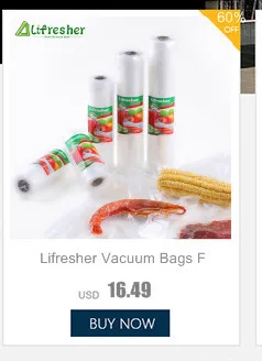 Вакуумный упаковщик Lifresher, пакет для хранения пищевых продуктов 15*25 см, вакуумный пакет для пищевых продуктов для кухни, 10 шт., 50 шт., 100 шт., дропшиппинг, вакуумные пакеты