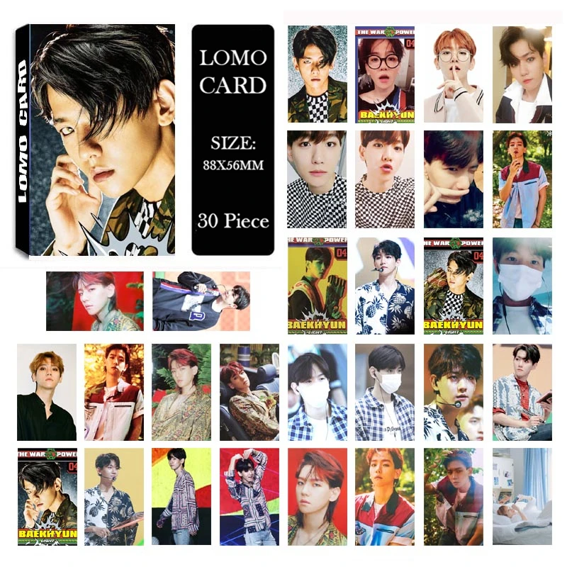 Youpop ЭКЗО войны Сила музыкальный альбом ломо карты K-POP Новая Мода Self Made бумага фото карты фотокарты LK513