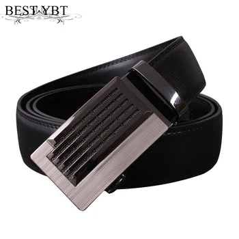

Best YBT Mens Designer Belts Imitation Leather Automatic Buckle Male Waistbands Belts Luxury Alloy buckle Men Belts