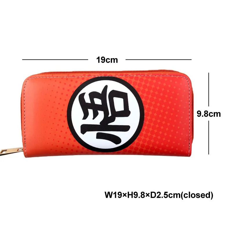 Новое поступление Аниме Dragon Ball супер длинный кошелек Супер Saiyan God Goku Vegeta сумочка бумажник с застёжкой-молнией