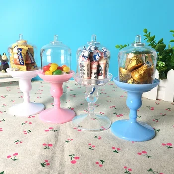 

100pcs New Creative Snack Cup Candy Boxes Plastic Goblet Gift Boxes Wedding and Party Favor Box W9867