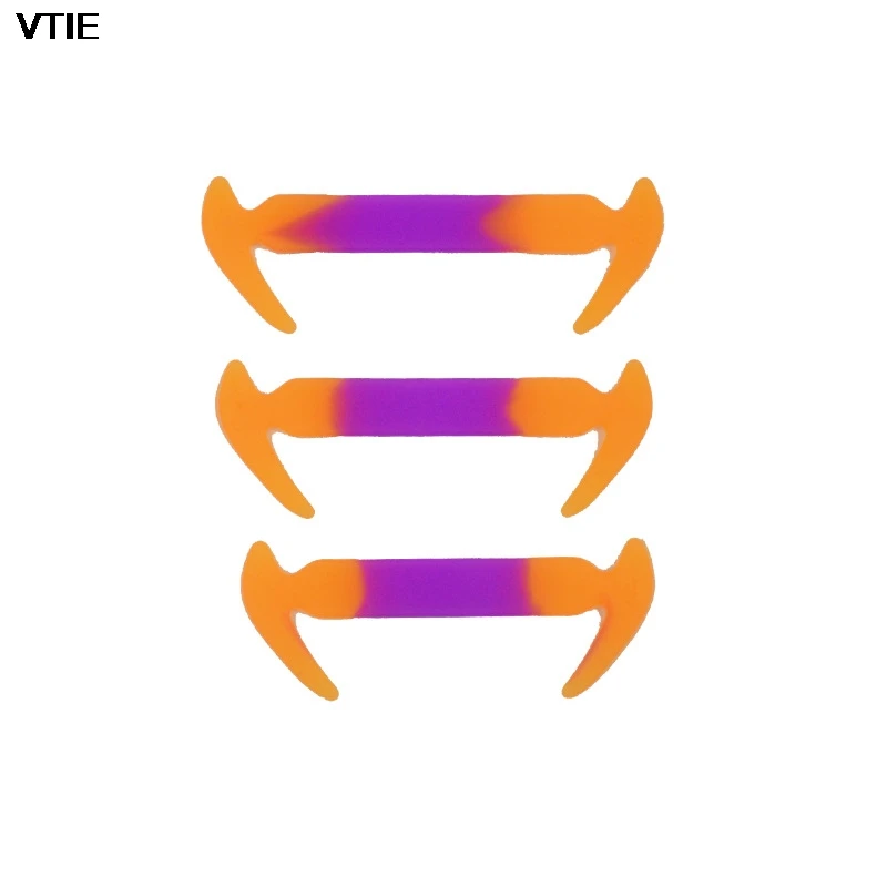 

Free Bandage-free File-type Elastic Shoelaces Fashion Gradient Anti-shedding Lazy Silicone Shoelaces Accessoires Factory Direct