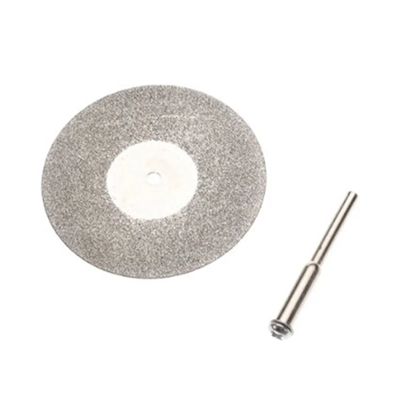 

Mini 50mm Diamond Cutting Saw Blade Discs Silver circular abrasive Cutting Wheels with 1 root for Dremel Drill Fit Rotary Tools