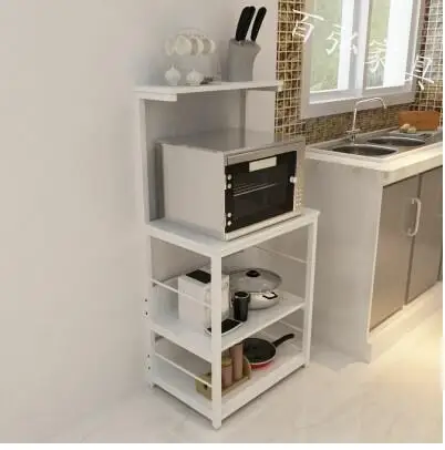 

Creative kitchen shelf 4 layer ground microwave multilayer spice rack the electrical storage rack oven is received
