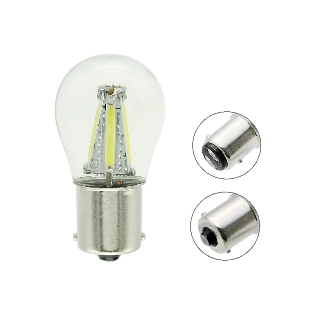 

2pcs ANBLUB 12V 4 Filament Chips LED 1156 BA15S 1157 BAY15D COB LED Car Brake Light Reverse Bulb Turning Signal Lamp DRL Lights