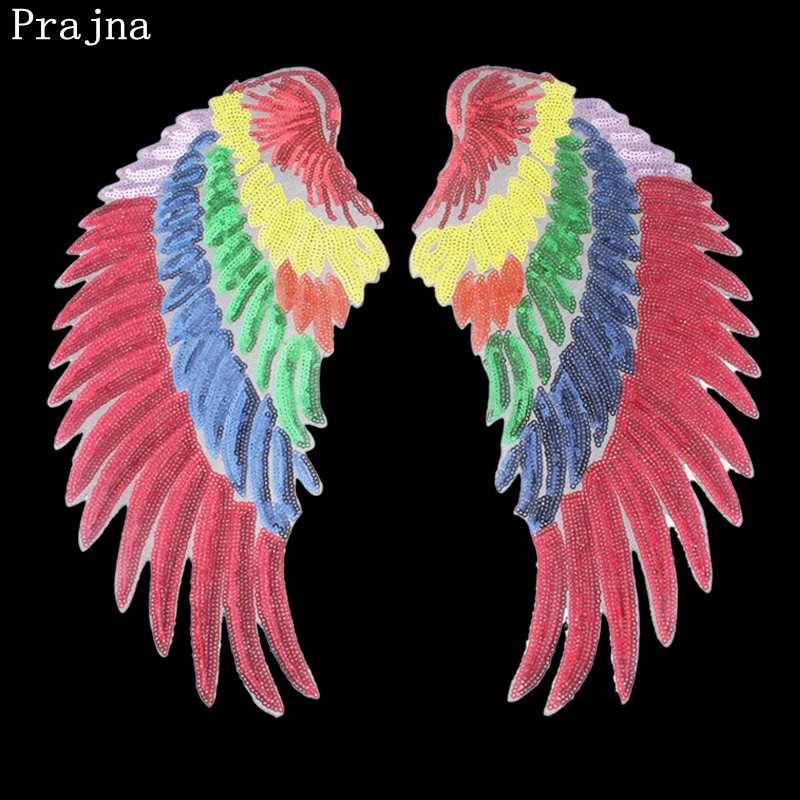 angel wings sequins patch