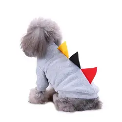 Одежда для собак и щенков в форме динозавра, собаки или свитер с капюшоном Pet Одежда с принтом в виде собак для остекленной двери, занавески