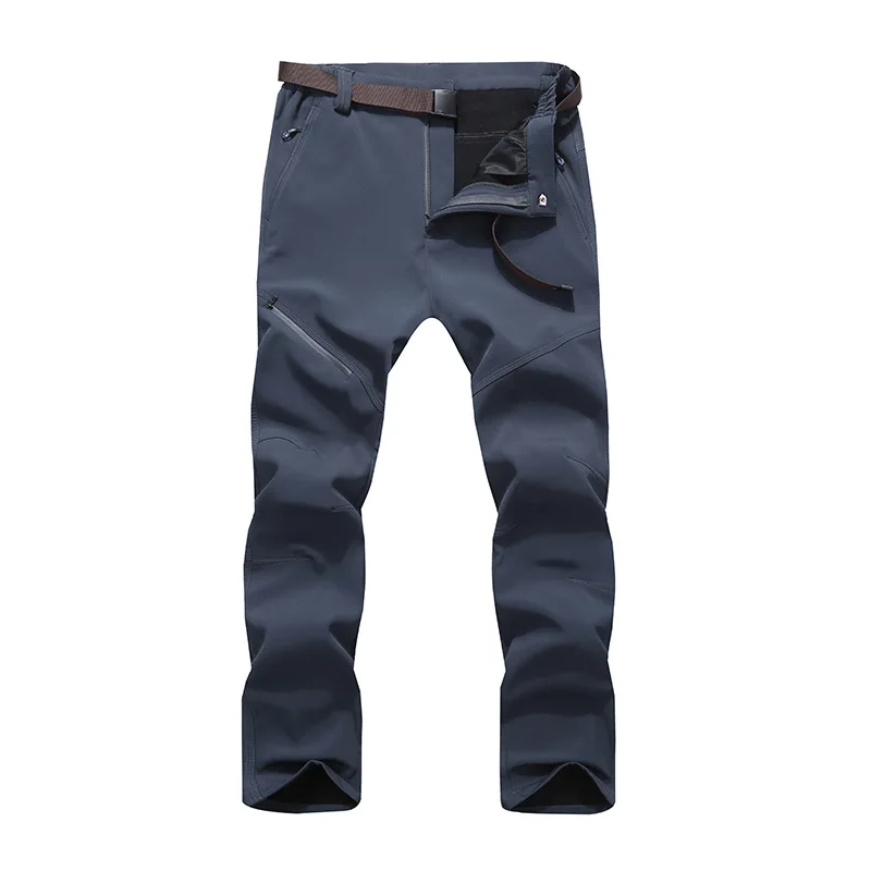LUTU cálido invierno de los hombres al aire libre senderismo pantalones de lana elástico Trekking pantalones de escalada deportiva pantalones de esquí de las mujeres