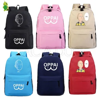 

Anime One Punch Man Backpack School Bags for Teenagers Girls Men Laptop Backpack Solid Backpack Fashion Travel Shoulder Bags