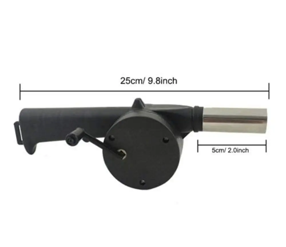 Quevinal 100 шт. открытое Дачное барбекю Вентилятор воздуходувка для барбекю, пикника устройство для раздувания огня ручной коленчатый вентилятор ручной вентилятор