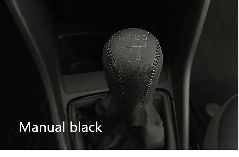 Рычаг переключения передач для VW Jetta MK6 MK7 Magotan Polo Passat B6 B7 Touaregu Tiguan Scooby Doo Beetle Golf MK6 7 - Название цвета: gear-MT-black-1PCS