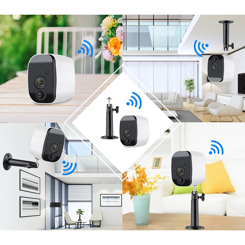 1080 P Wifi камера с питанием от аккумулятора 2.0Mp Hd наружная беспроводная ip-камера безопасности наблюдения непогоды Pir запись по тревоге Audi