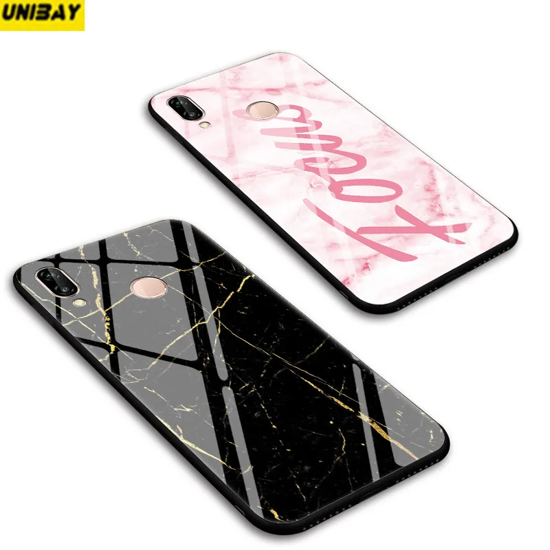 Huawei p20 pro tempered Glass Back Cover 9H Anti-explode huawei lite case shock-proof for nova 3e |
