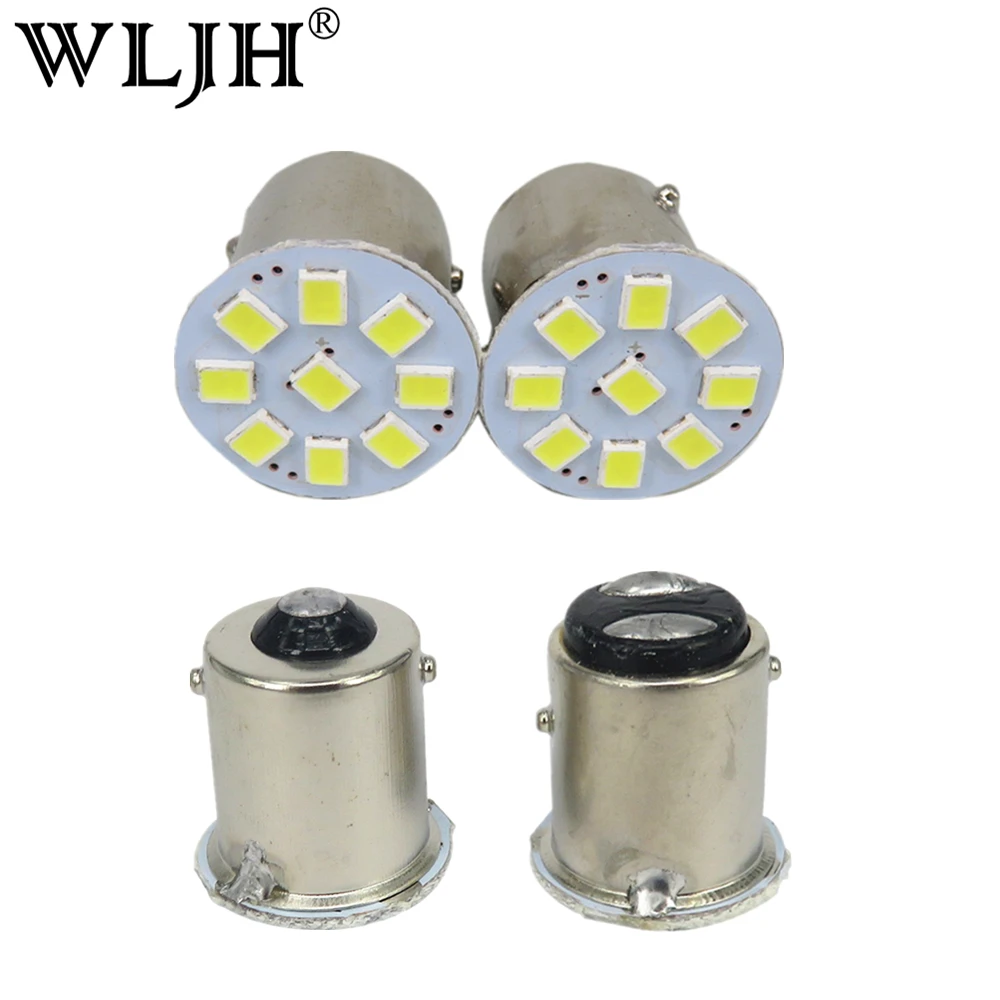 

WLJH 20x 1156 BA15S P21W 1157 3528 LED Brake Light Tail Turn Signal Reverse Backup Light Lamp Bulb 24V Car Truck Trailer RV Led