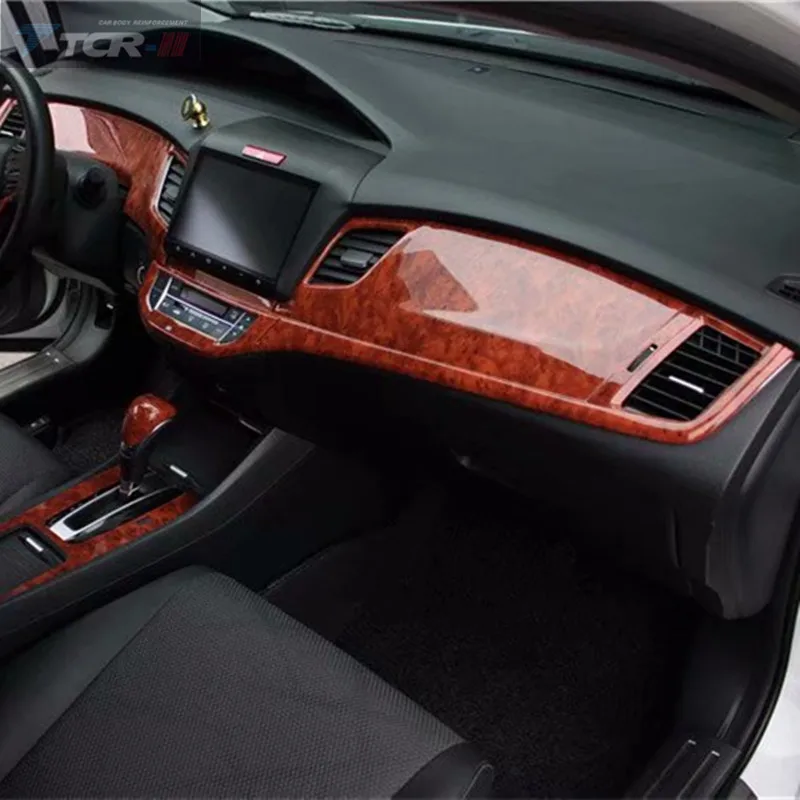 

For Honda Jade 2013-17 Interior Accessories Front Control Center Control Shell Navigation Outlet Panel Car Styling Mouldings