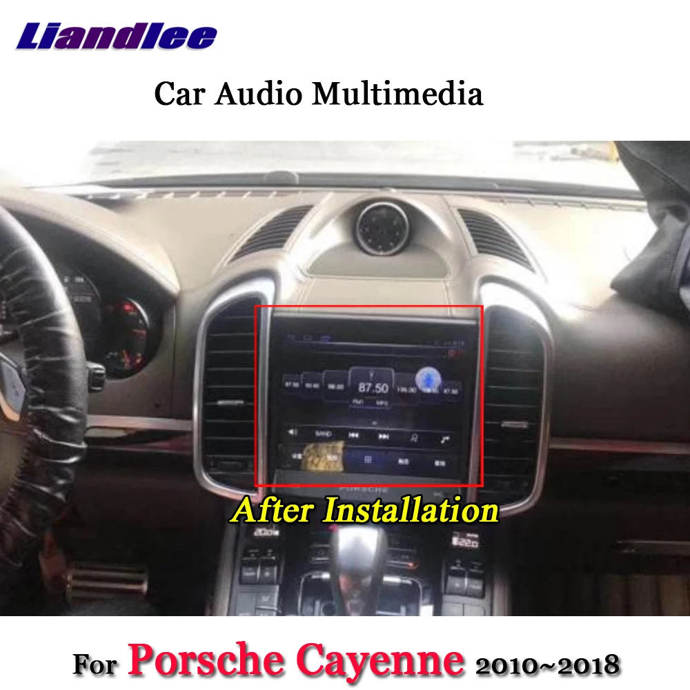 Best Liandlee 8.4 Inch Android System For Porsche Cayenne 2010~2018 Radio Camera GPS Navi MAP Navigation HD Screen Multimedia No DVD 3