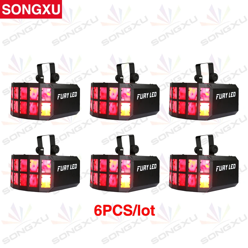 Songxu 6pcs/lot Hot Sell Led Double Butterfly Effect Light Happy Show