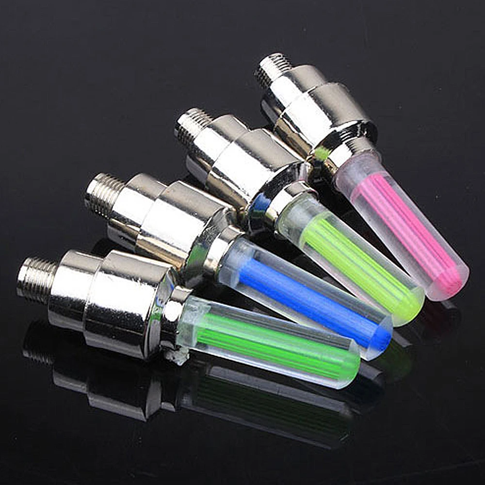 

Bicycle Tyre Valve Caps Light Bike Wheel Tire Valve LED Light Cycling Accessories Light