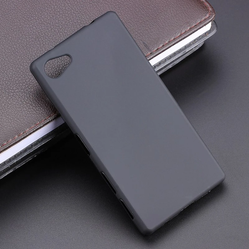 Black Gel TPU Soft Skiding Silicone Case Back Cover For Sony Xperia Z5 Compact 4.6 Inch E5803 / Z5 Mini|z5| - AliExpress