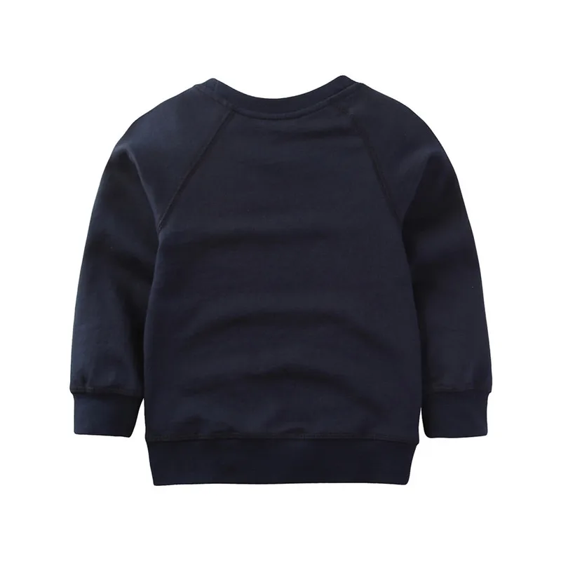 Letter Printing Children Boys Autumn Cotton T-shirt Clothing For 2016 New Jumpingbaby Brand Kids Teenage Full Sleeve Sweatshirt 07