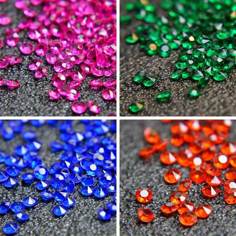1000Pcs4. 5 мм акриловый искусственный бриллиант горячая Распродажа DIY активности вечерние свадебные украшения