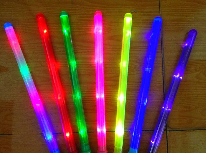 Flashing Sticks Large LED Stick Glow Toy Luminous Neon Toys Light Up