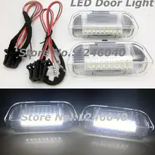 Белый/красный корпус 18LED вежливый дверной светильник для Porsche Cayenne 2011~ 958 Skoda Superb 08~ 10 Seat Alhambra 2011