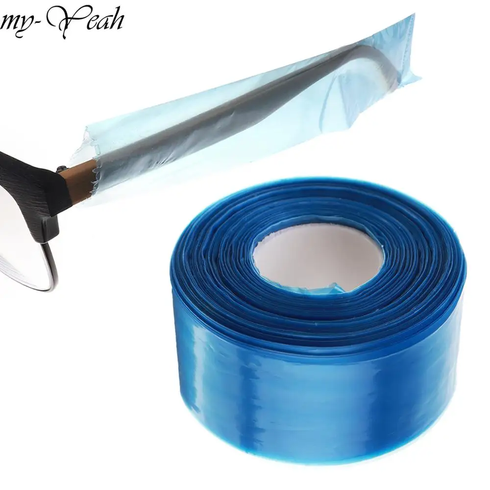 

200pcs/box Disposable Plastic Covers for Glasses Legs Frame Slender Bag Dyeing Coloring Protector Hair Salon DIY Styling Tool