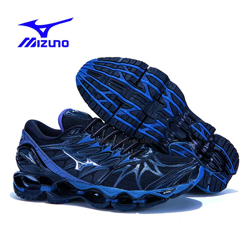 

2019 New Arrivals Mizuno Wave Prophecy 7 Professional sports Men Shoes Black outdoor Air Cushioning Weight lifting Shoes 40-45