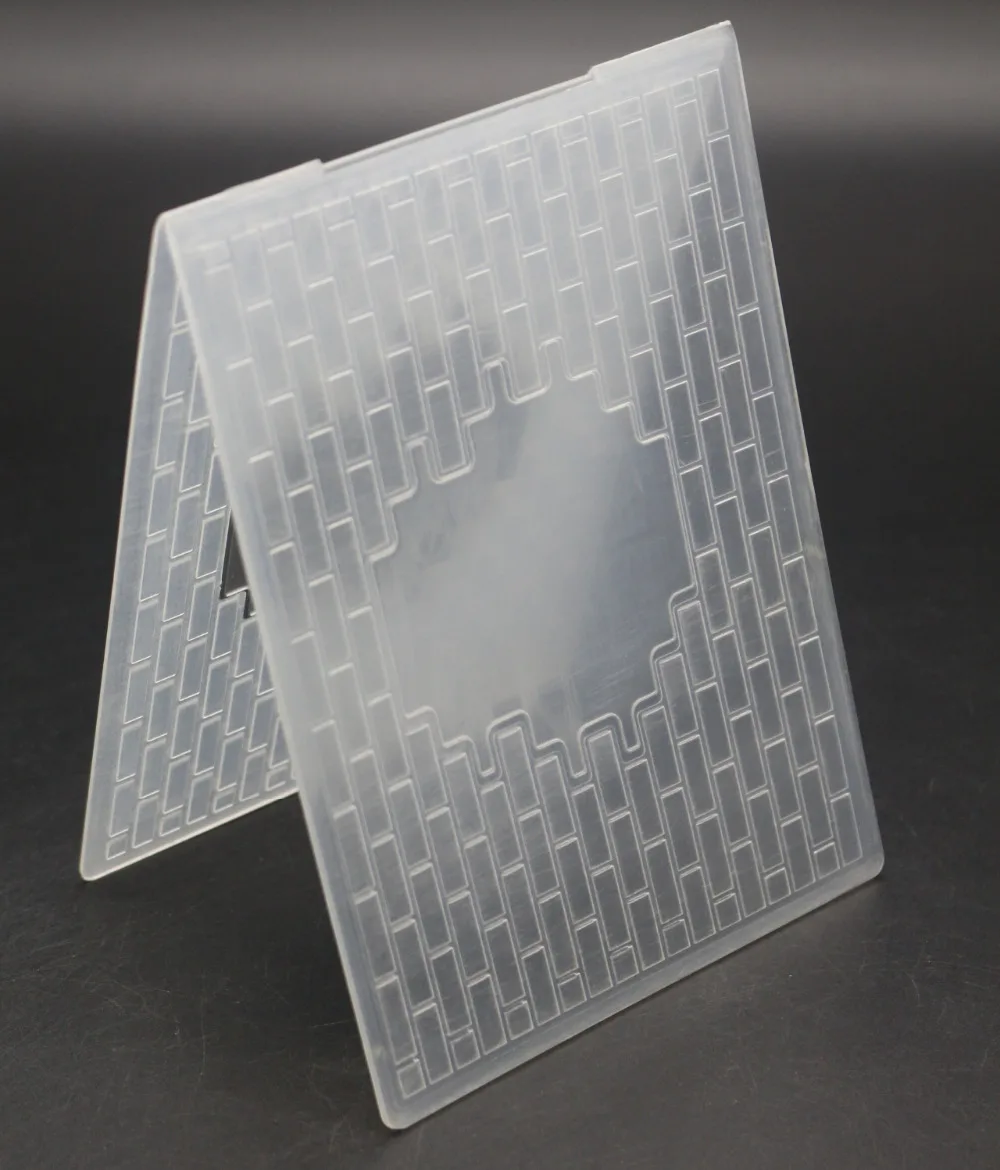 Swovo настенные кирпичные скрапбукинги Dot дизайн DIY бумажные режущие штампы Скрапбукинг пластиковая папка для тиснения Размер 10,5x14,5 см
