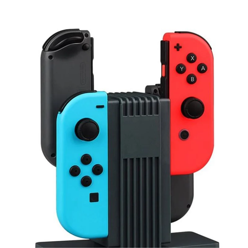 4 Slot For Joy Con Charging Cradle Stand Dock Station Indicator For Nintend Switch For NS