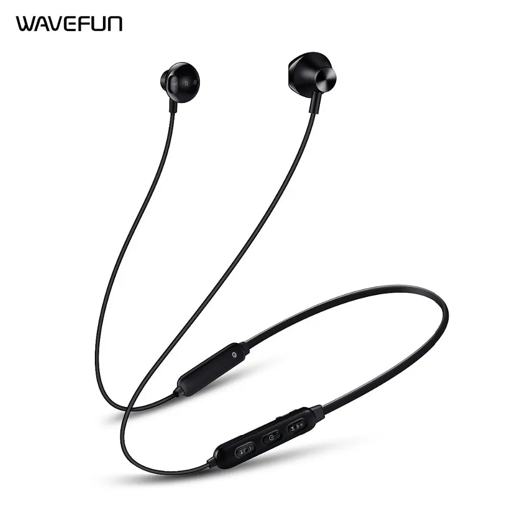  Wavefun Flex 2 шейным Беспроводной наушники Bluetooth V5.0 наушники IPX5 Водонепроницаемый для xiaomi iPhone телефон Спорт вкладыши гарнитура 