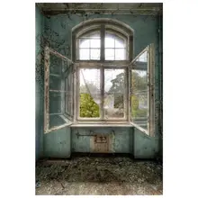 1 шт. Ретро стены окно винил фотографии фон фото фон реквизит
