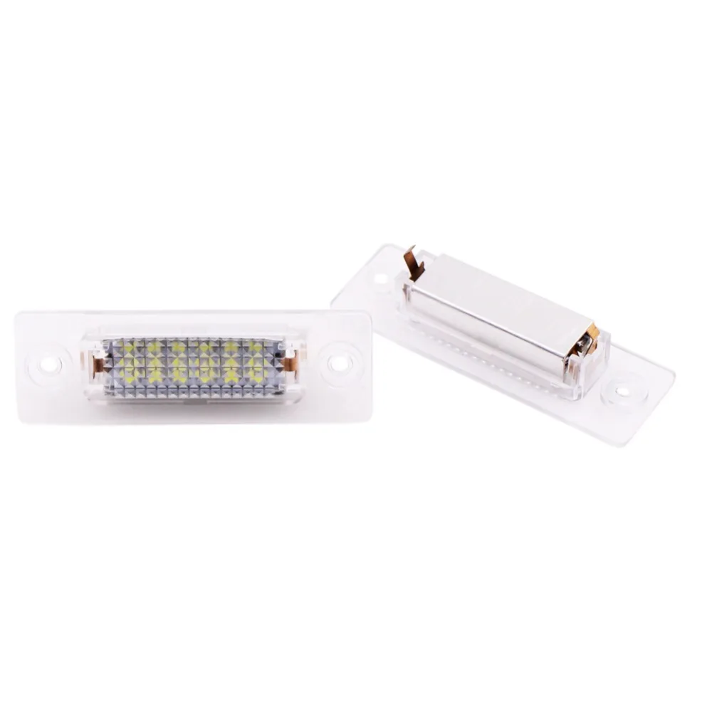 2 шт. 18SMD задний светодиодный номерной знак для VW Touran /Passat B6 5D /Jetta Candy SKODA Superb 1 3U B5|skoda