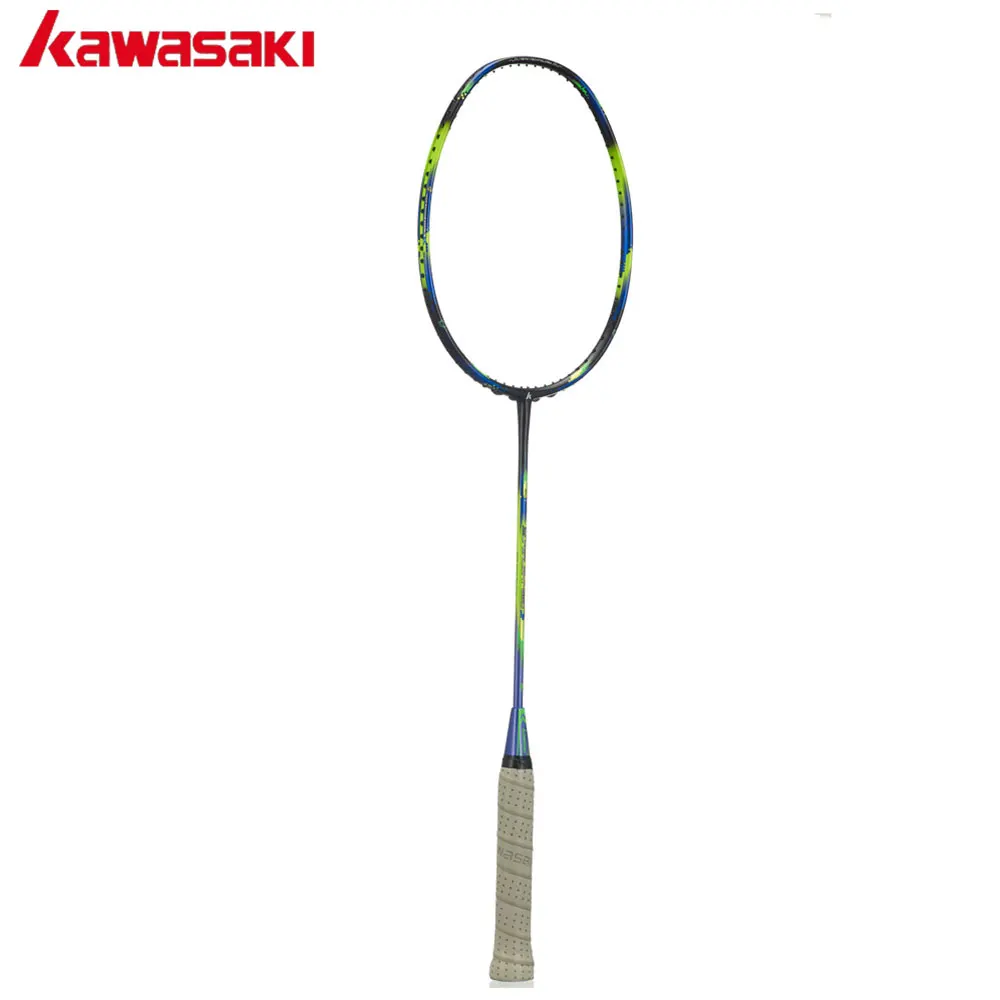 

Kawasaki Brand Badminton Rackets 6U Airfoil Frame Offensive Type Carbon Racquet for Amateur Intermediate Player Super Light 680