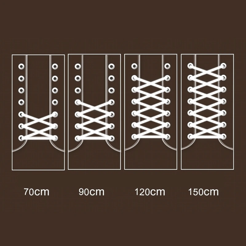 2pcs/lot kolo tkanička polyesterová celistvý klasický Martin bota tkanička ležérní sportovní boty boty krajka 90cm/120cm/150cm